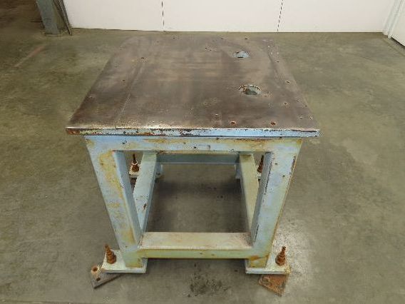 7/8" Steel Top Machine Mounting Base Welding Table 27"x25"x 31-1/4"H