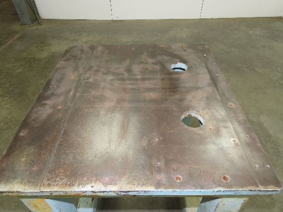 7/8" Steel Top Machine Mounting Base Welding Table 27"x25"x 31-1/4"H