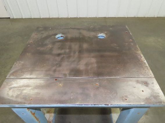 7/8" Steel Top Machine Mounting Base Welding Table 27"x25"x 31-1/4"H