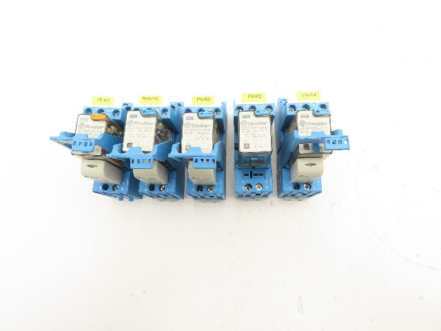 Finder 55.33.9.024.0010 Terminal Relay Socket 24V Coil Lot of 5