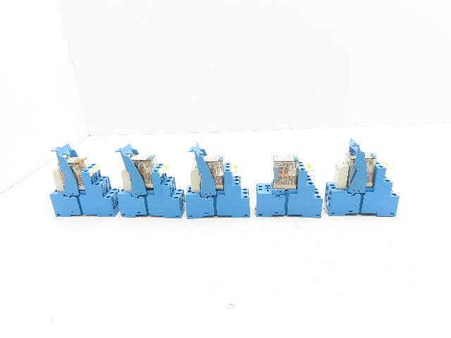 Finder 55.33.9.024.0010 Terminal Relay Socket 24V Coil Lot of 5
