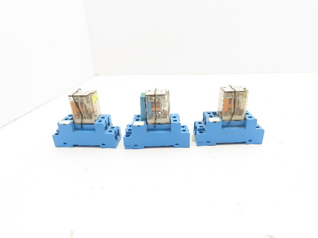 Finder 56.32.8.125.0000 Terminal Relay Socket 125V Coil Lot of 3