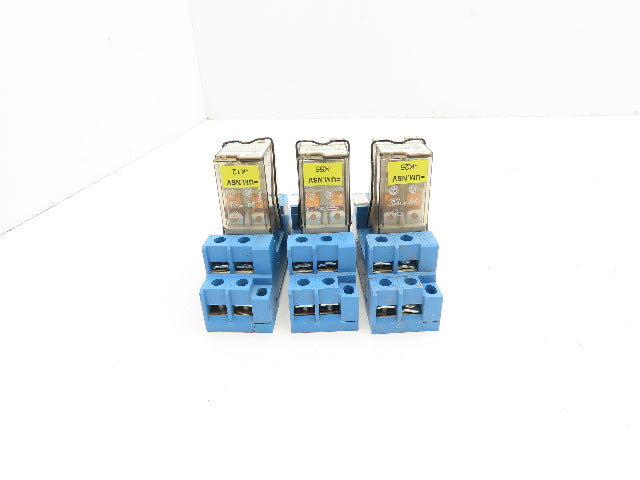 Finder 56.32.8.125.0000 Terminal Relay Socket 125V Coil Lot of 3