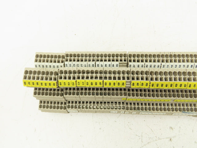 Weidmuller ZDT 2,5/2 Double Tier Terminal Block Cross Connector Lot of 190
