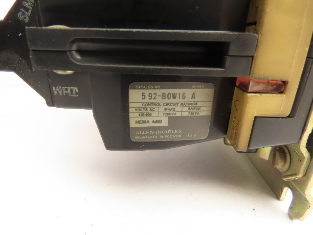 Allen Bradley 40410-326-52 Size 1 Motor Starter Contactor Load Balancer Assembly