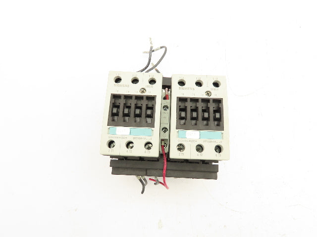 Siemens 3RA1334-8XB30-1AK6 Reversing Contactor 3-Pole 600V 3PH 120V Coil