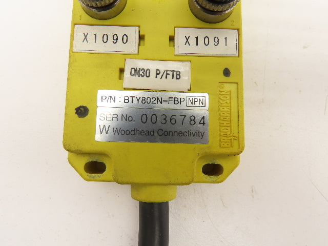 Brad Harrison BTY802N-FBP Woodhead MPIS Actuator 8 Port NPN Unit M12 Cord 48"