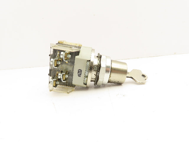 Allen Bradley 800T-N61KF4 Cylinder Lock 4 Position Switch Keyed Maintained 30mm