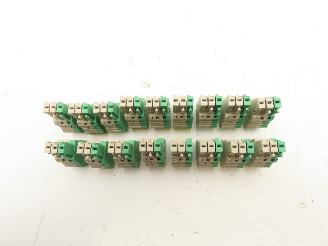 Weidmuller ZDT 2,5/2 Double Tier Terminal Block Cross Connector Lot of 18
