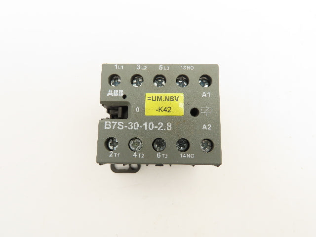ABB B7S-30-10-2.8 Miniature Contactor 16A 600V 3 Pole