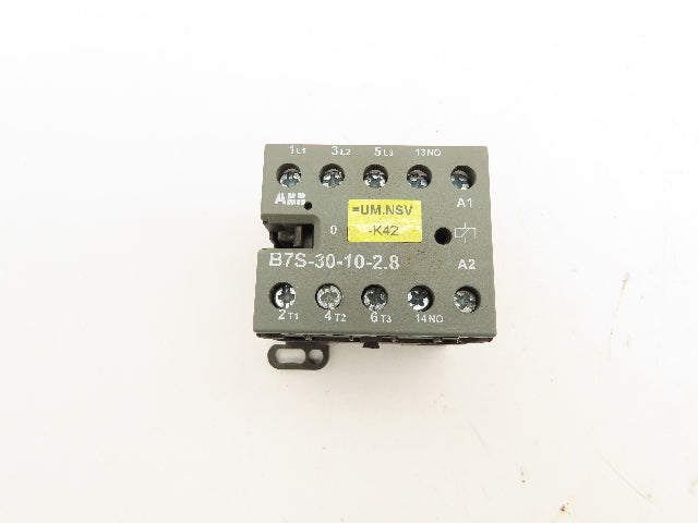 ABB B7S-30-10-2.8 Miniature Contactor 16A 600V 3 Pole