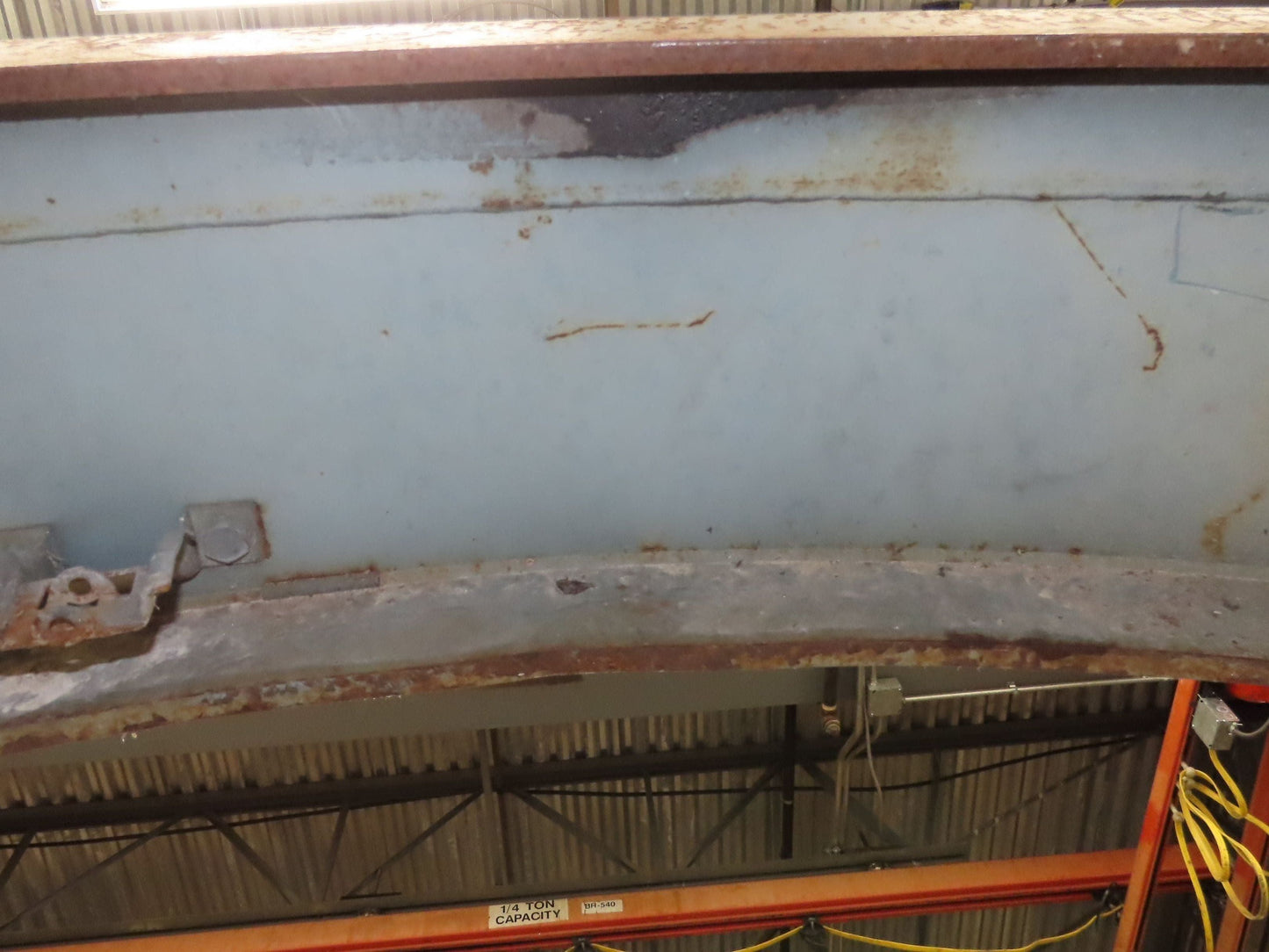 Gorbel Cleveland Tramrail 90° Curve Monorail Runway Beam 10"x 92"x 3.25" Flange