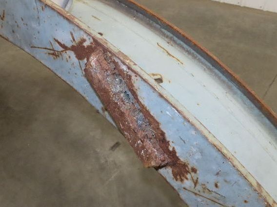 Gorbel Cleveland Tramrail 90° Curve Monorail Runway Beam 10"x 92"x 3.25" Flange