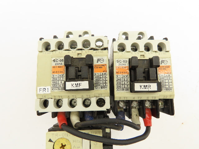 Fuji Electric SC-03 Magnetic Contactor Overload Relay 110V Coil