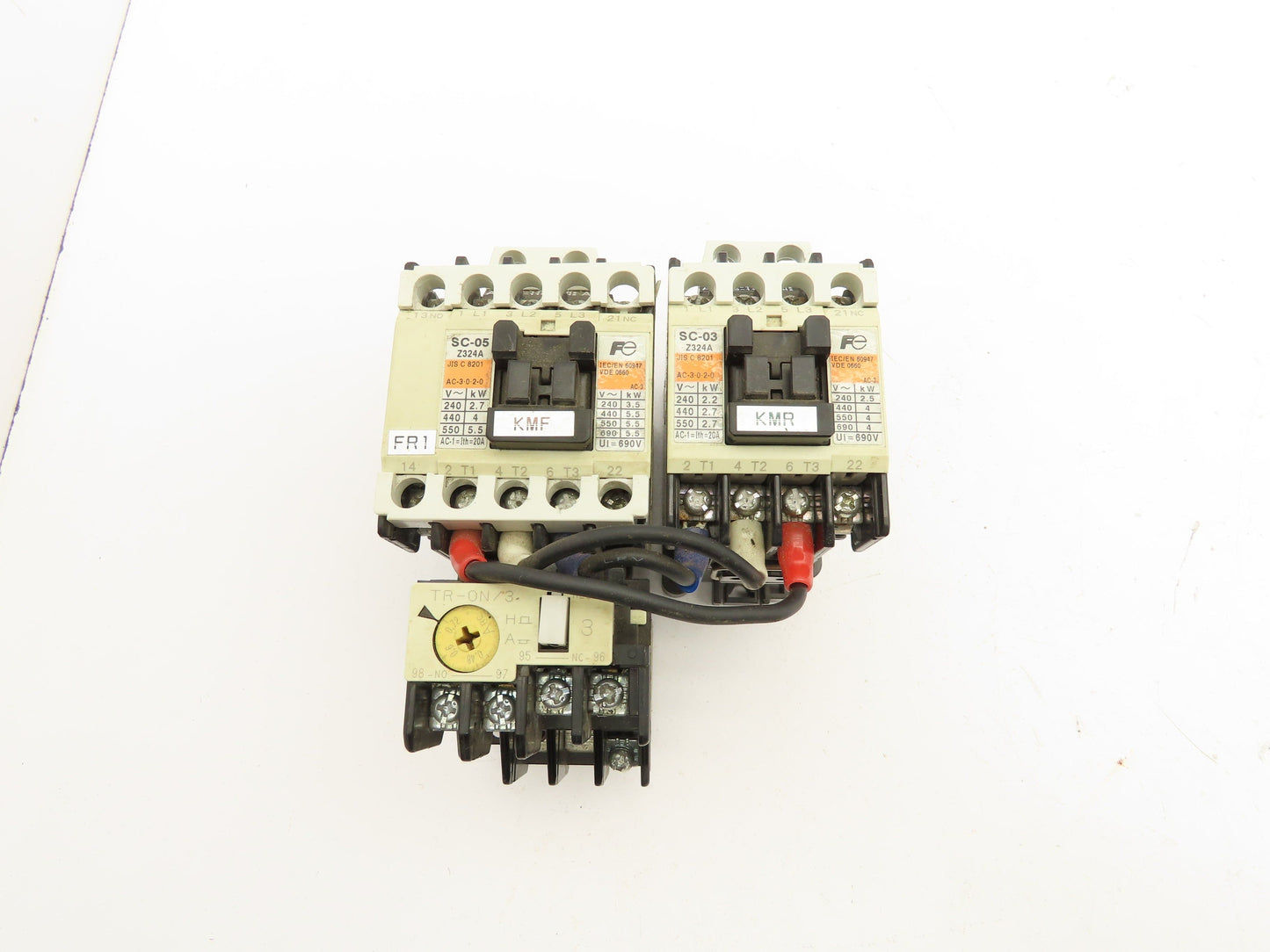 Fuji Electric SC-03 Magnetic Contactor Overload Relay 110V Coil