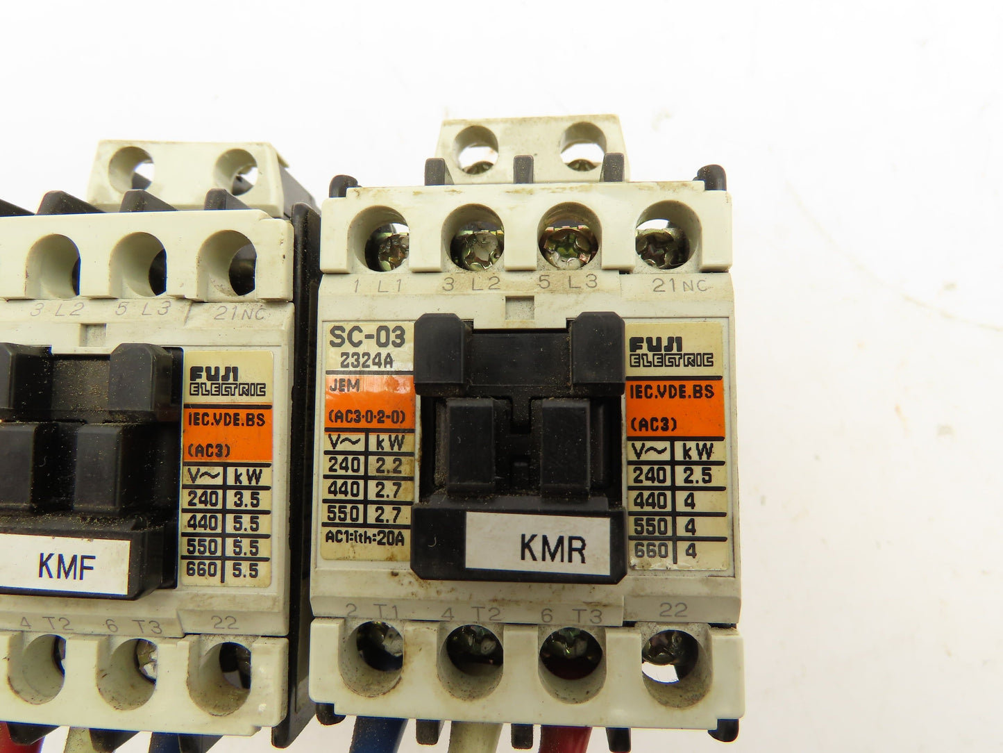 Fuji Electric SC-05 Magnetic Contactor Assembly 110V Coil
