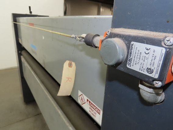 Edgetech G I 3160 Laminator Roll Press System 60" Powered Feeder Press 120V