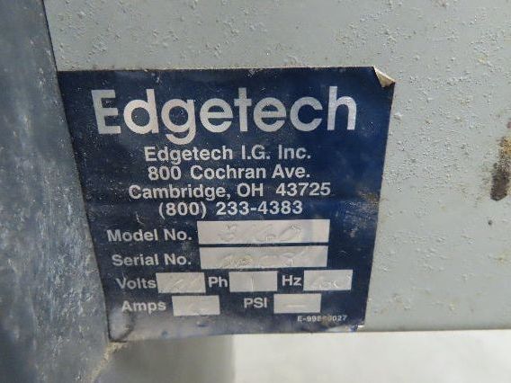 Edgetech G I 3160 Laminator Roll Press System 60" Powered Feeder Press 120V