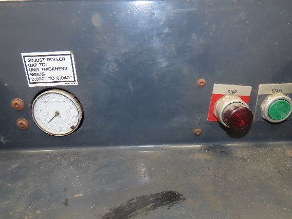 Edgetech G I 3160 Laminator Roll Press System 60" Powered Feeder Press 120V