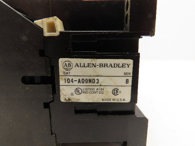 Allen Bradley 100-A09ND3 Contactor Relay Assembly 120V Coil Lot of 2