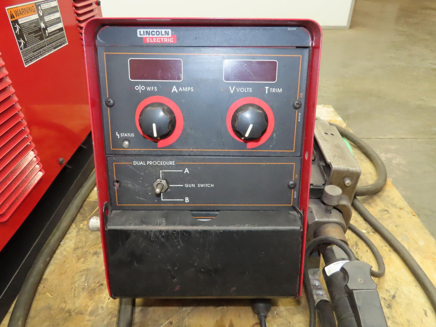 Lincoln Power Wave 455 Mig Welder 450 Amp Wire Feed Welding Power Supply Tested