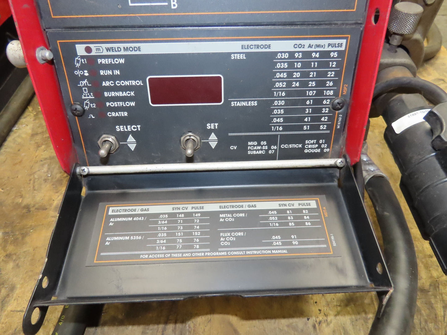 Lincoln Power Wave 455 Mig Welder 450 Amp Wire Feed Welding Power Supply Tested
