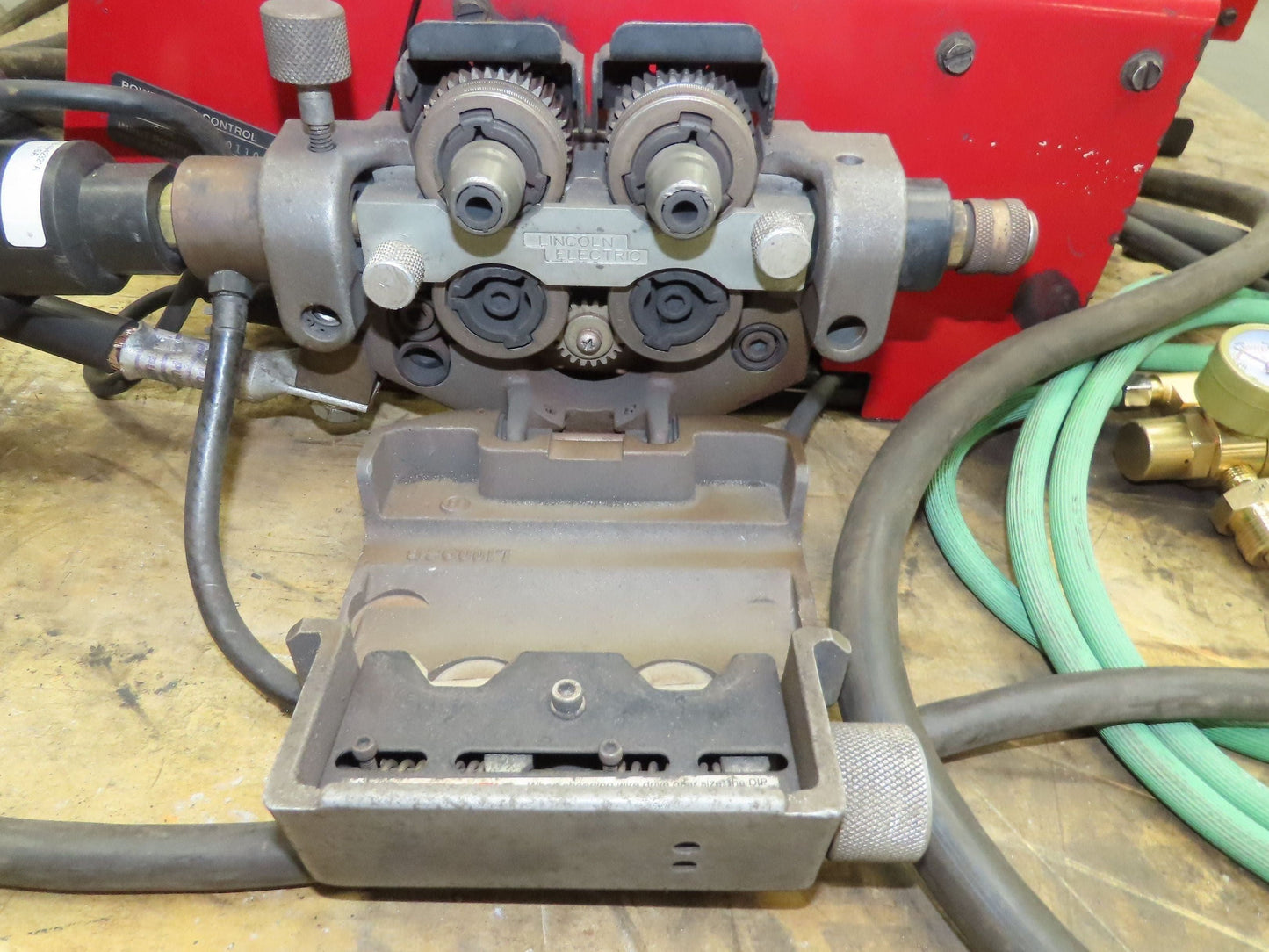 Lincoln Power Wave 455 Mig Welder 450 Amp Wire Feed Welding Power Supply Tested