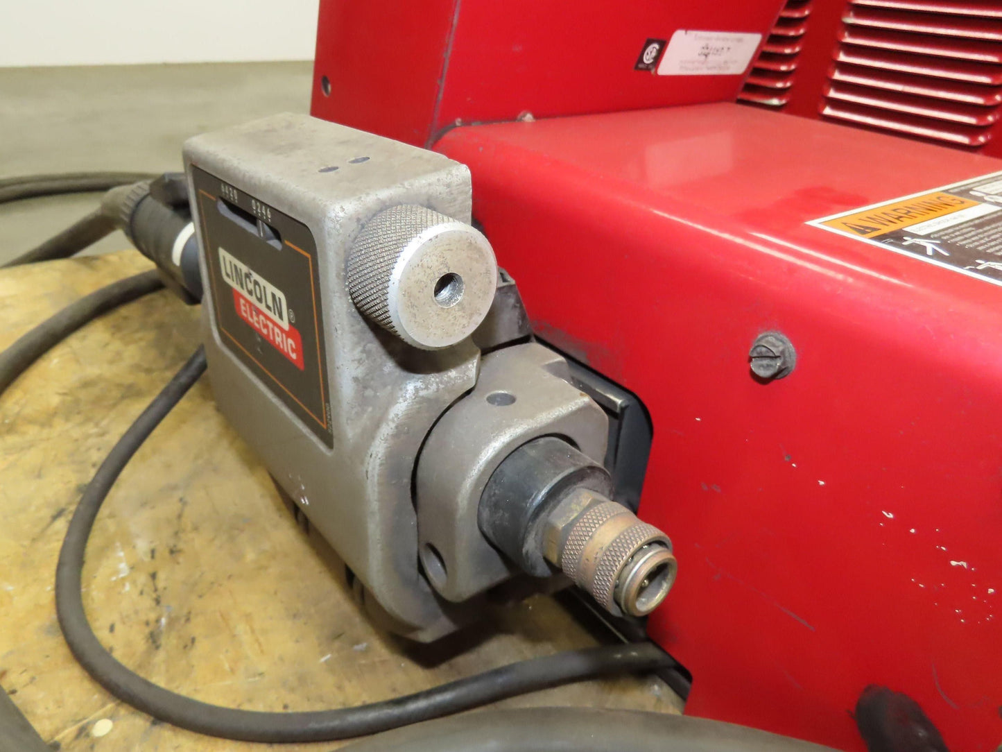 Lincoln Power Wave 455 Mig Welder 450 Amp Wire Feed Welding Power Supply Tested