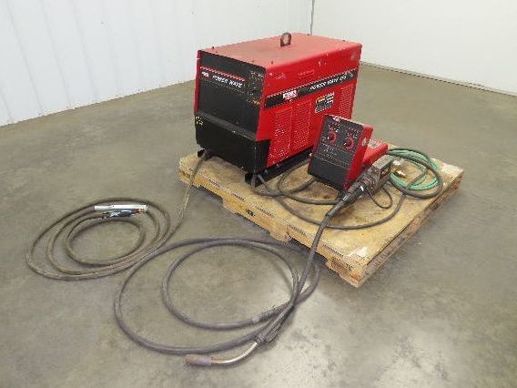 Lincoln Power Wave 455 Mig Welder 450 Amp Wire Feed Welding Power Supply Tested