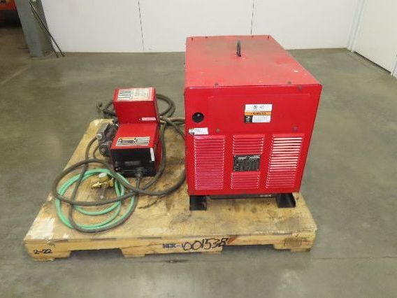 Lincoln Power Wave 455 Mig Welder 450 Amp Wire Feed Welding Power Supply Tested