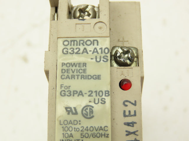 Omron G32A-A10-US Power Device Cartridge 100-240VAC 10A 24VDC