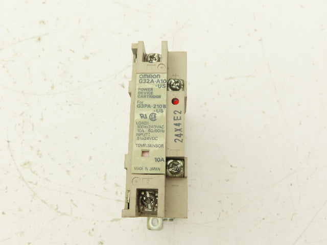 Omron G32A-A10-US Power Device Cartridge 100-240VAC 10A 24VDC