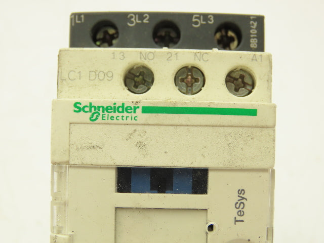 Schneider Electric C1 D09 Contactor Thermal Overload Relay LRD 10 120V Coil