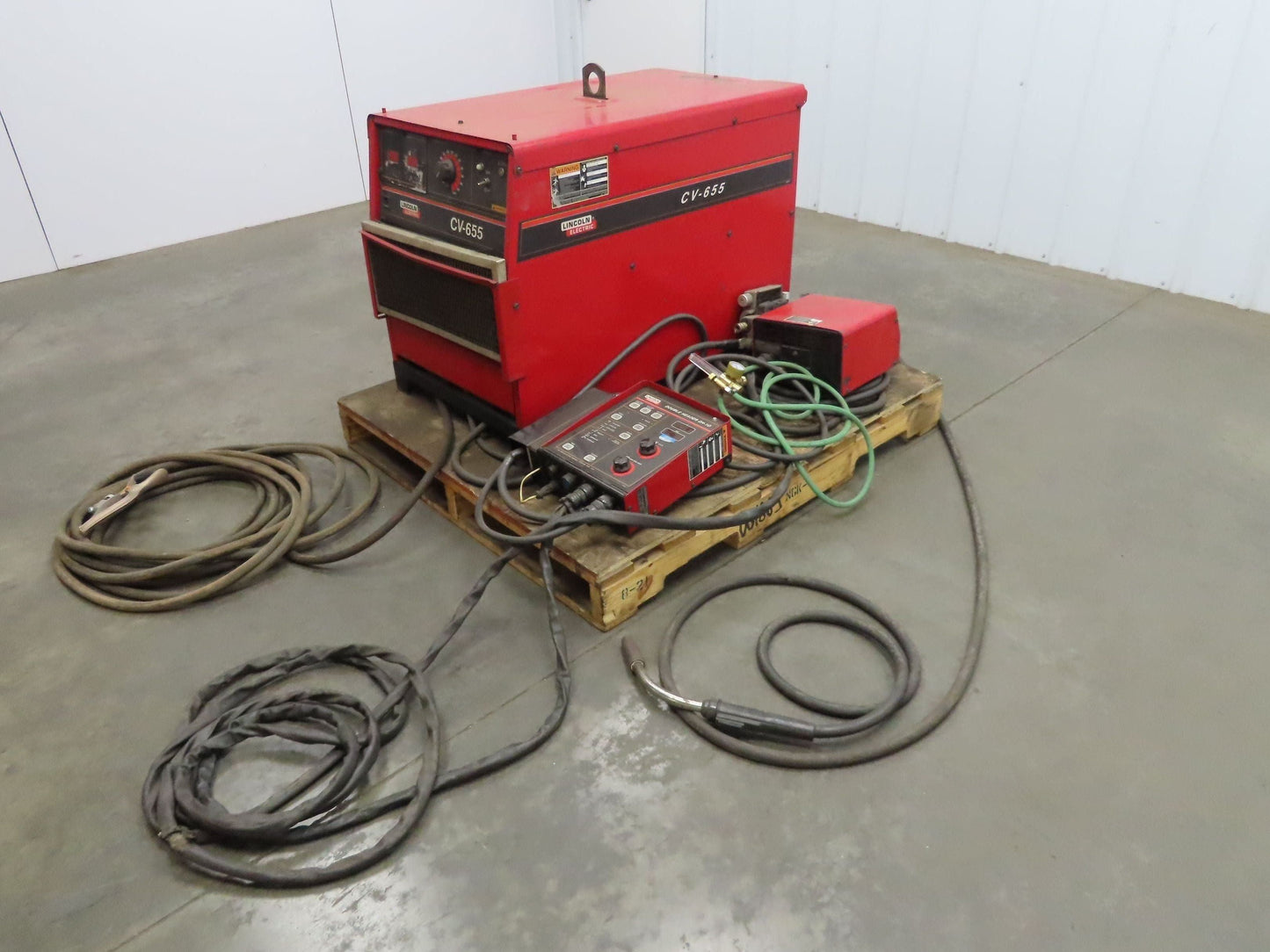 Lincoln CV 655 Mig Welder 650A Welding Power Source DH-10 Double Header 3Ph