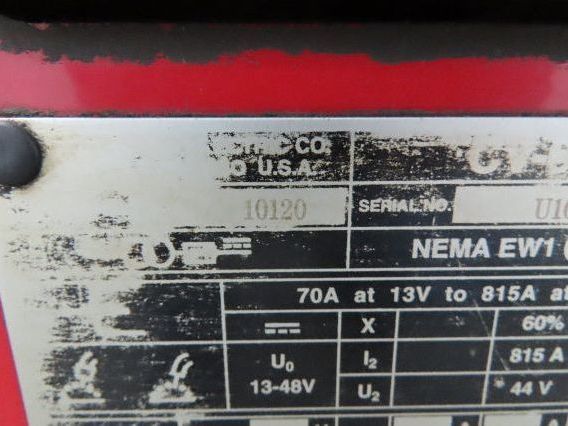 Lincoln CV 655 Mig Welder 650A Welding Power Source DH-10 Double Header 3Ph