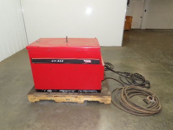 Lincoln CV 655 Mig Welder 650A Welding Power Source DH-10 Double Header 3Ph