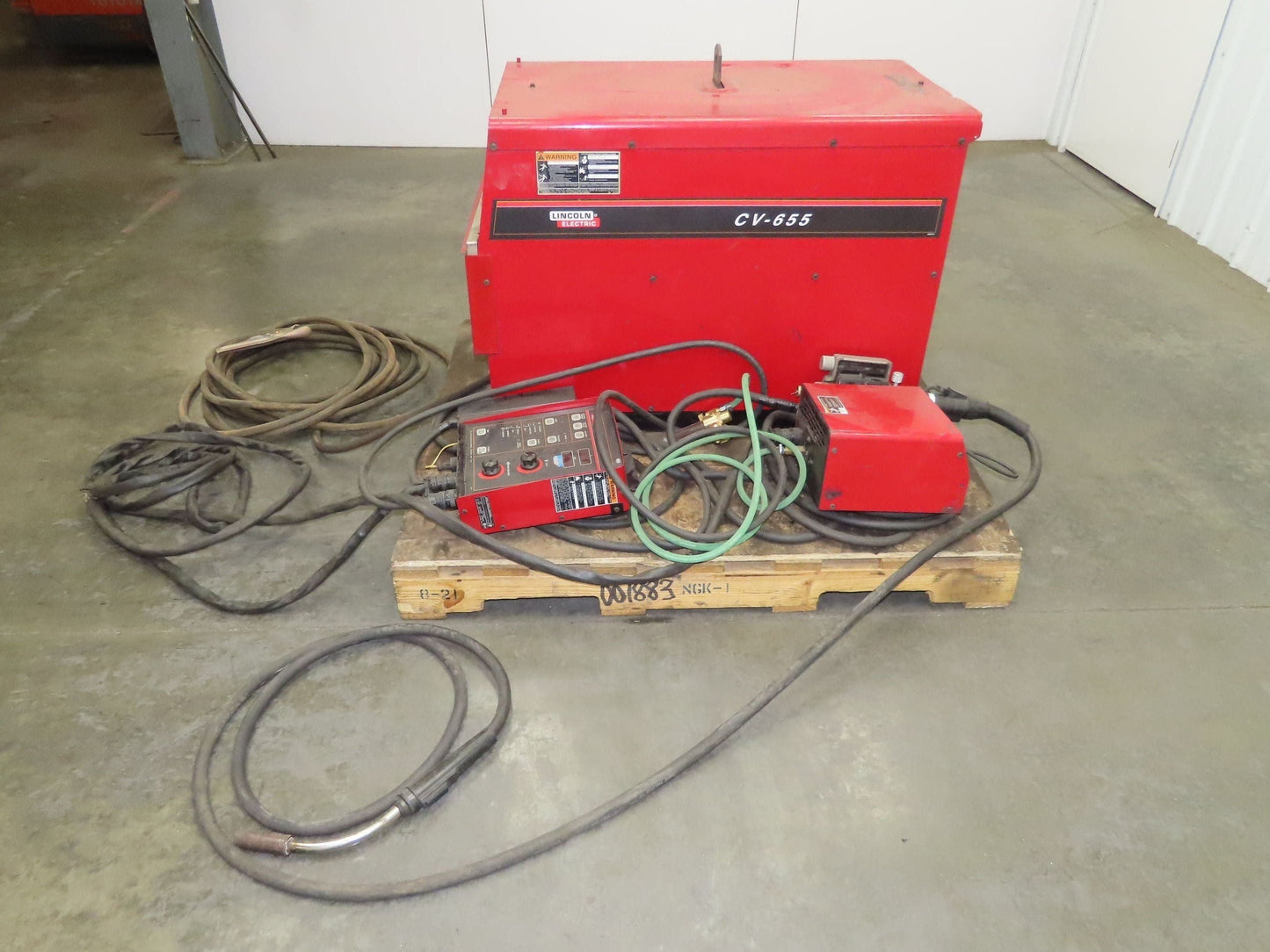Lincoln CV 655 Mig Welder 650A Welding Power Source DH-10 Double Header 3Ph