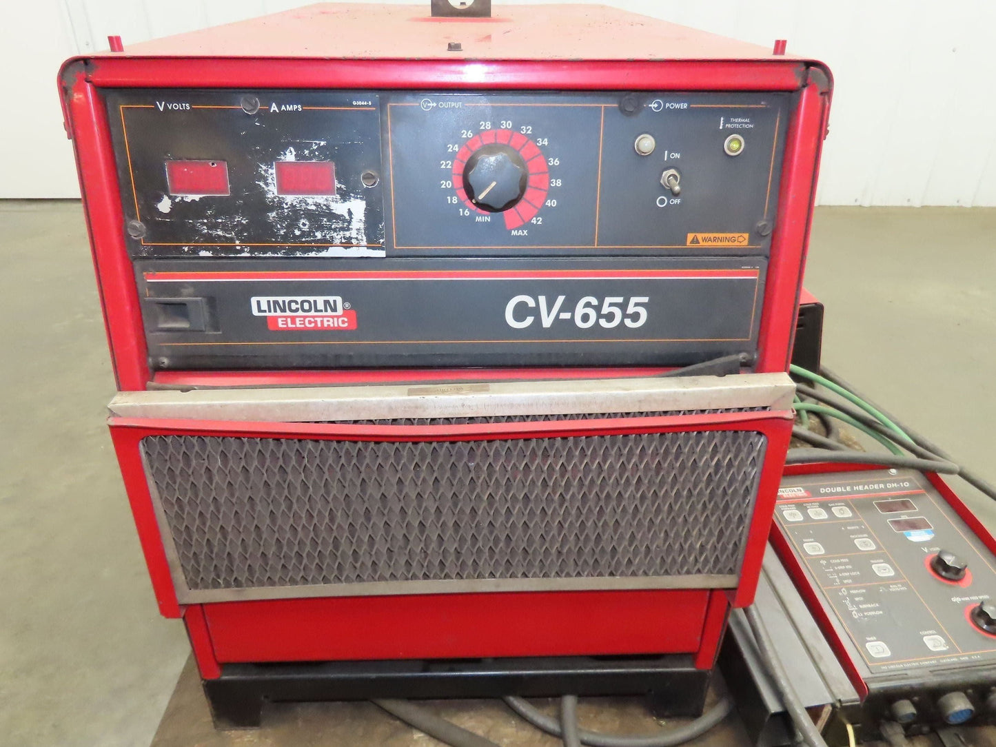 Lincoln CV 655 Mig Welder 650A Welding Power Source DH-10 Double Header 3Ph