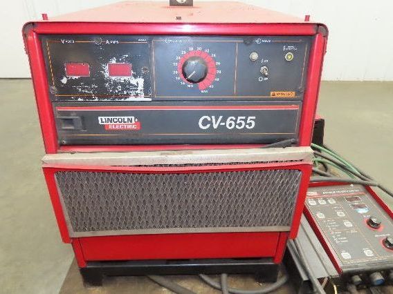 Lincoln CV 655 Mig Welder 650A Welding Power Source DH-10 Double Header 3Ph