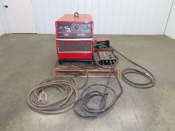 Lincoln CV 655 Mig Welder 650A Welding Power Source DH-10 Double Header 3Ph