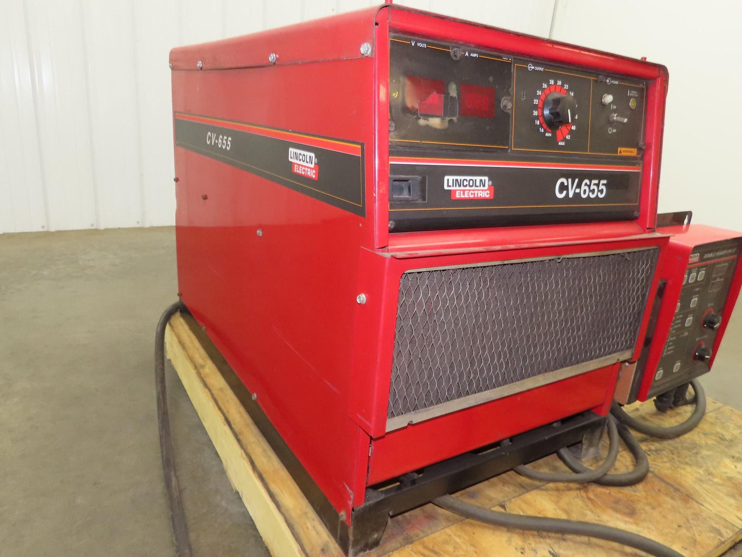 Lincoln CV 655 Mig Welder 650A Welding Power Source DH-10 Double Header Feeder