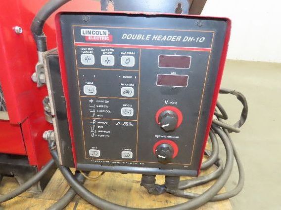 Lincoln CV 655 Mig Welder 650A Welding Power Source DH-10 Double Header Feeder