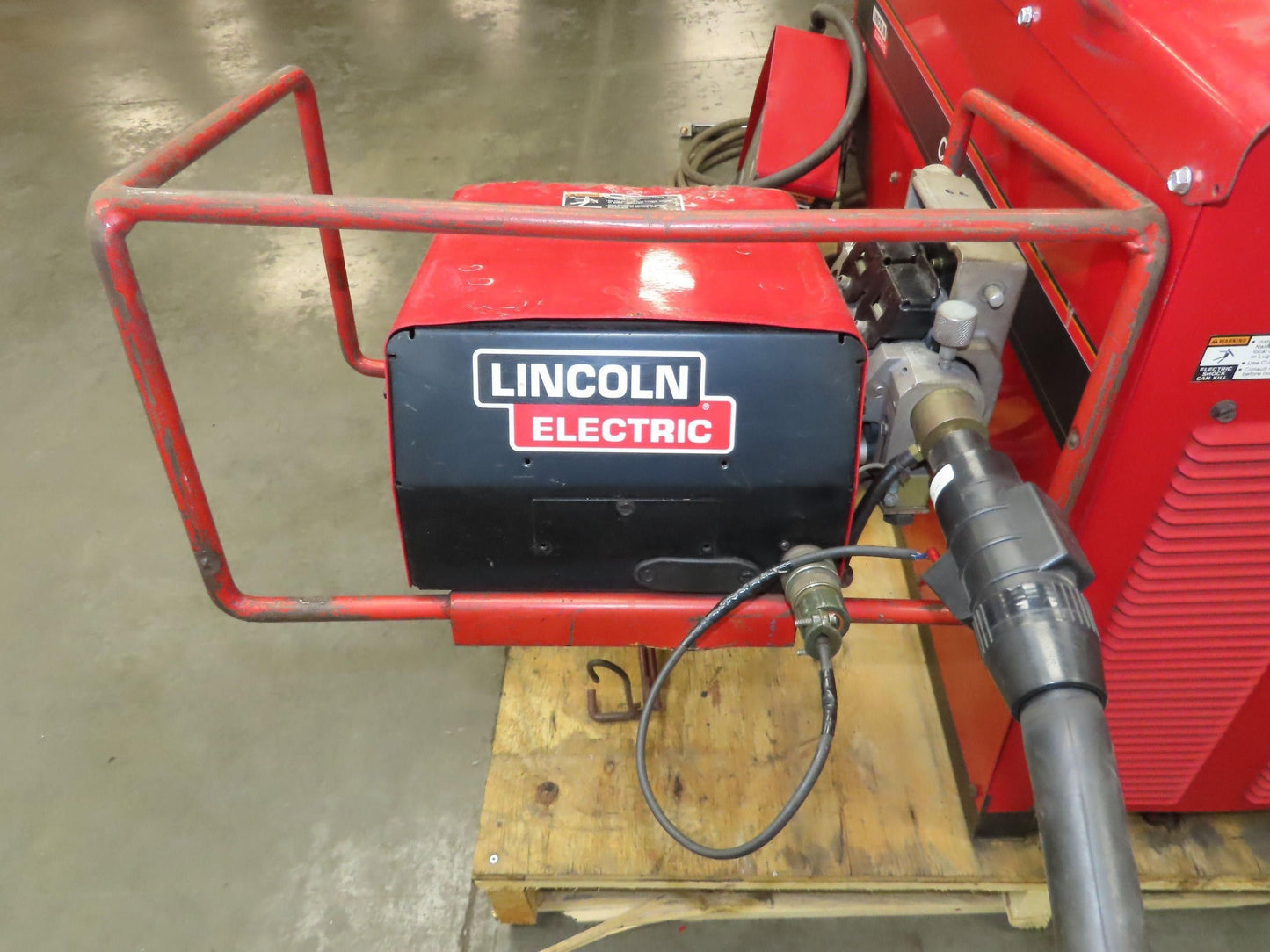Lincoln CV 655 Mig Welder 650A Welding Power Source DH-10 Double Header Feeder