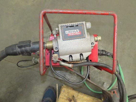 Lincoln CV 655 Mig Welder 650A Welding Power Source DH-10 Double Header Feeder