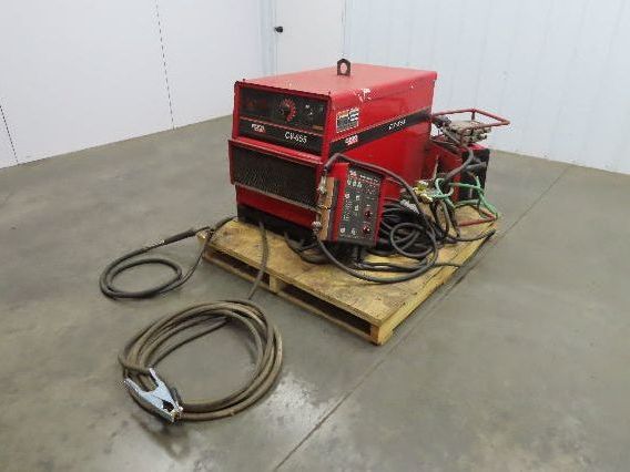 Lincoln CV 655 Mig Welder 650A Welding Power Source DH-10 Double Header Feeder