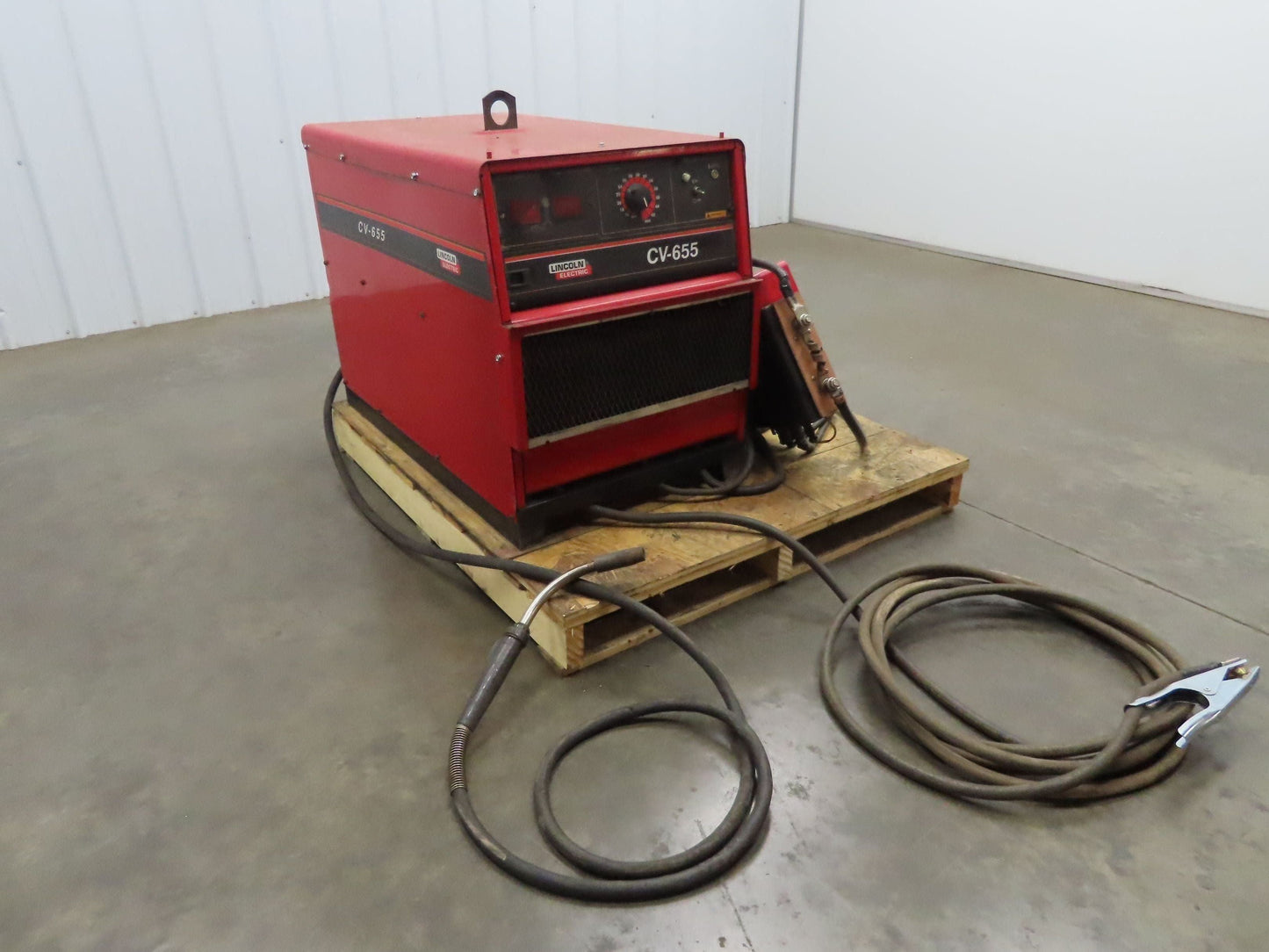 Lincoln CV 655 Mig Welder 650A Welding Power Source DH-10 Double Header Feeder