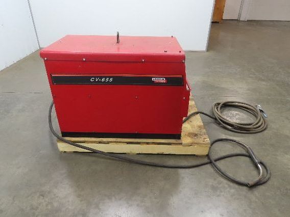 Lincoln CV 655 Mig Welder 650A Welding Power Source DH-10 Double Header Feeder