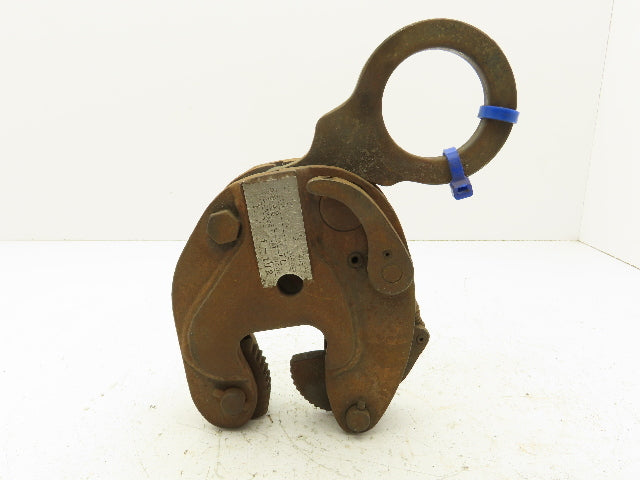 Renfroe Model TL 1 Ton Plate Lifting Clamp 1" to 1-1/2" Grip