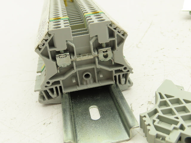 Allen Bradley 1492-J4 Feed Through Terminal Block 4mm 22-10awg 35A Lot of 80