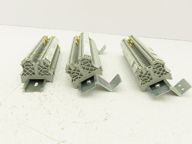 Allen Bradley 1492-J4 Feed Through Terminal Block 4mm 22-10awg 35A Lot of 80